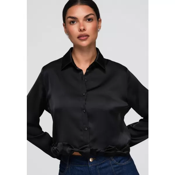  Damenhemd OMBRE OW-SH-E0059 SCHWARZ 