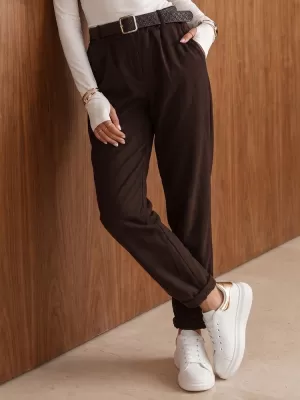 Damenhosen DSTREET 1 UY3189 BRAUN