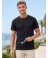Herren-T-Shirt ALTISPORT NP/ALMST20001 SCHWARZER OPAL