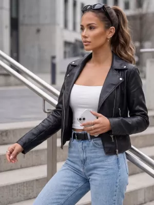 Damenjacke DSTREET TY5718 SCHWARZ