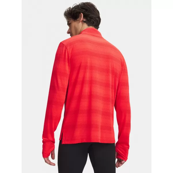  Herren-T-Shirt UNDER ARMOUR VELOCITI 1/4 ZIP 6010887-713 ROT 