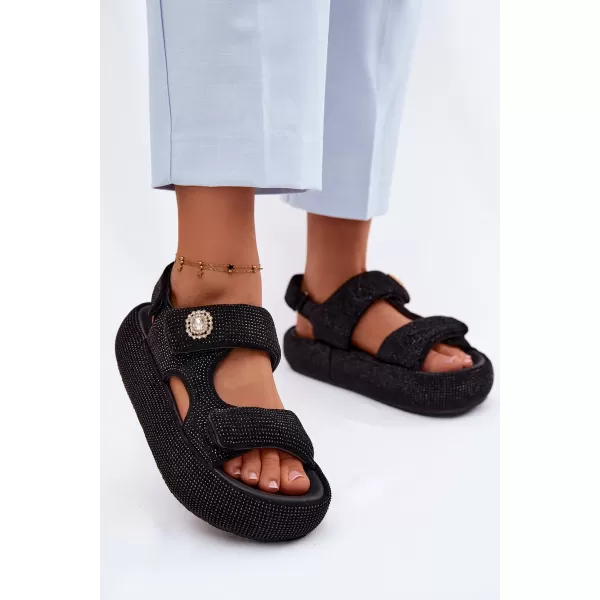  Damensandalen GOE TT2N4102 SCHWARZ 