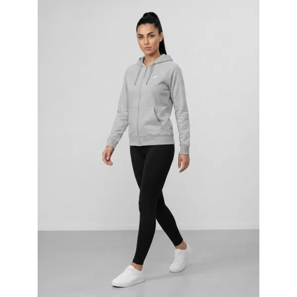  Damen-Sweatshirt 4F WMM00TSWSF2535 KALTE HELLGRAUE MELANGE 