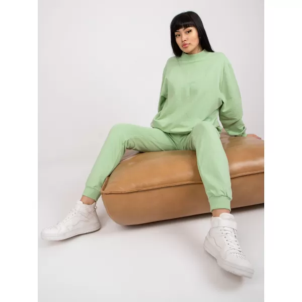  Damen-Sweatshirt BASIC FEEL GOOD AP-BL-A-R001 PISTAZIEN 