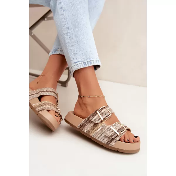  Damenhausschuhe BOTO 2040 KHAKI 