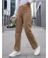 Damenhosen DSTREET UY3095 KARAMELL