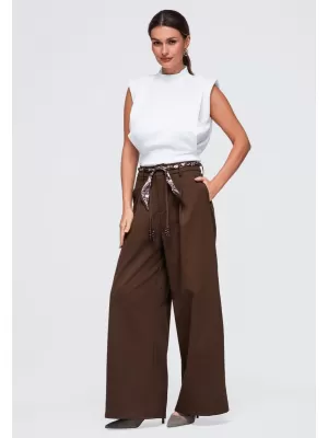 Damenhosen OMBRE OW-PA-E0020 BRAUN