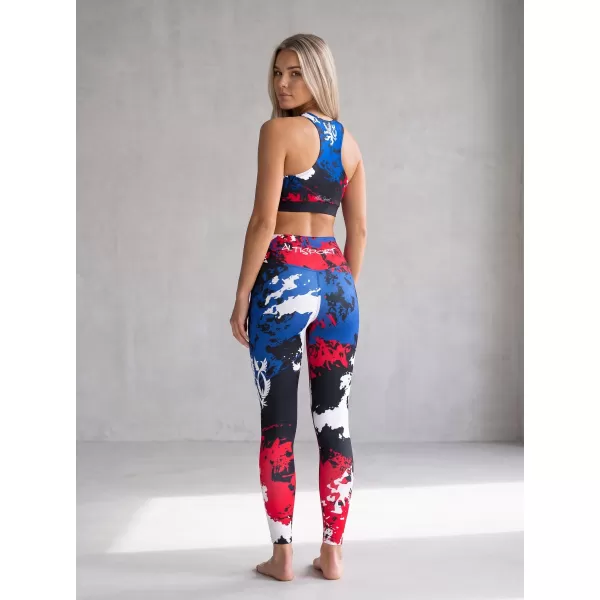  Damen Premium Long Funktionsleggings (neue Größen) ALTISPORT VOJ/ALW036LEG05 FLECKEN 