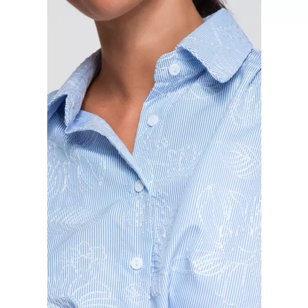  Damenhemd OMBRE OW-SH-E0057 BLAU 