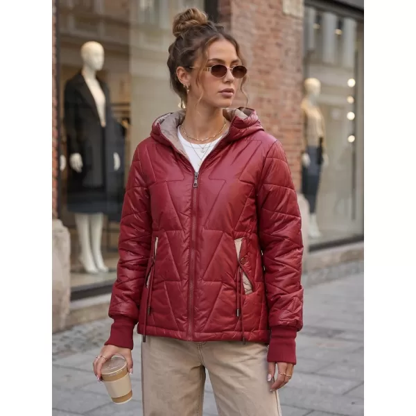  Damenjacke DSTREET TY5785 BURGUND 