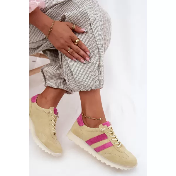  Damen-Sneaker BOTO GD-XW-1011 GELB/FUCHSIA 