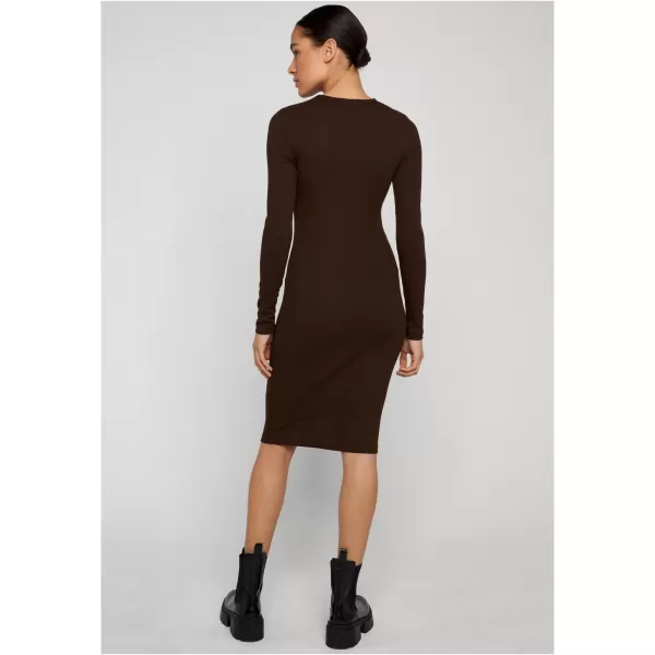  Kleid URBAN CLASSICS TB1340 BRAUN 