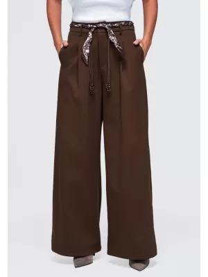 Damenhosen OMBRE OW-PA-E0020 BRAUN