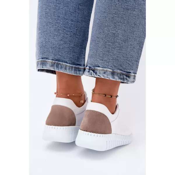  Damen-Stiefeletten ARTIKER 58C3083 WEIß/BRAUN 