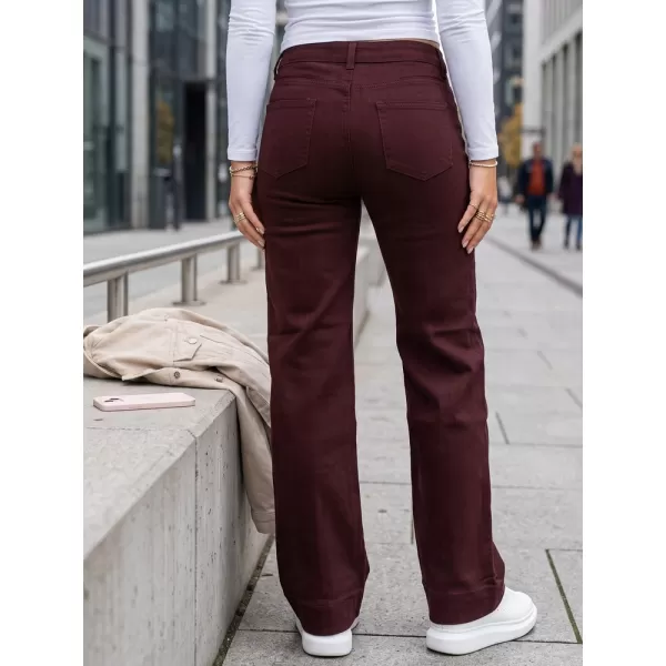  Damenhosen DSTREET UY3090 ROT 