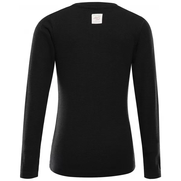  Kinder-T-Shirt ALPINE PRO THERMALO SCHWARZ 