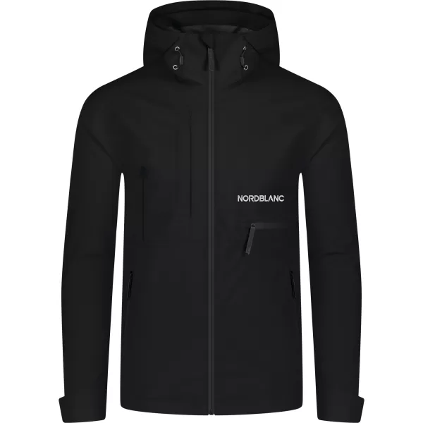  Wasserdichte Herrenjacke NORDBLANC RIGID NBSJM8313 SCHWARZ 