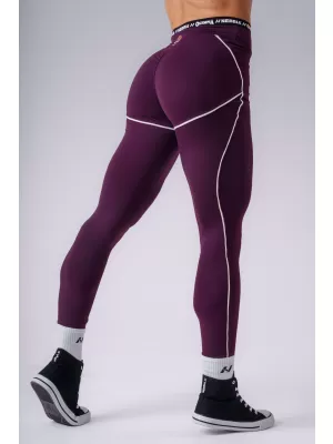 Leggings für Damen NEBBIA OLYMPIA HIGH-WAIST 935 ROTWEIN