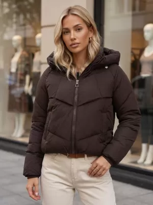 Damenjacke DSTREET TY6080 BRAUN