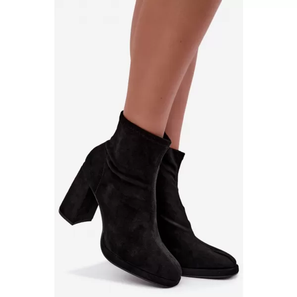  Damen-Stiefeletten BOTO NN636 SCHWARZ 