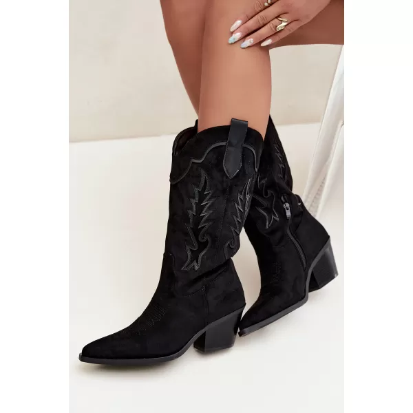  Damenstiefel BOTO 2586A SCHWARZ 