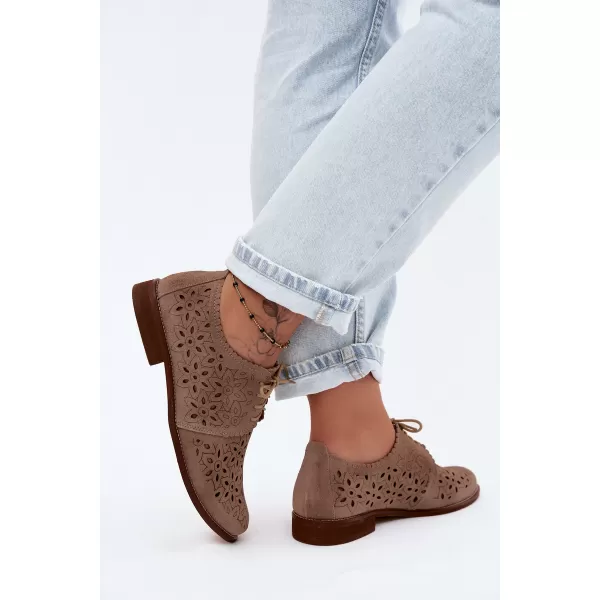  Damen-Stiefeletten ZAZOO 4156/HOGL BEIGE 