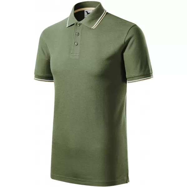  Herren-T-Shirt mit Kragen MALFINI FOCUS 232 KHAKI 