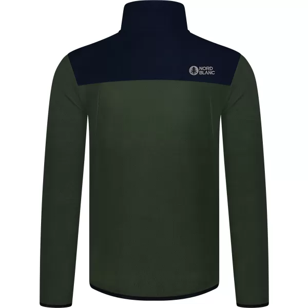  Leichtes Fleece-Sweatshirt für Herren NORDBLANC CRACKLE NBSFM8373 GRÜN 