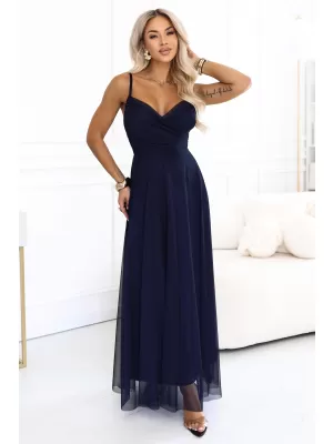Damenkleid NUMOCO 681-2 DUNKELBLAU