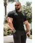 Herren-T-Shirts NEBBIA MIKE MUSCLE FIT 158 SCHWARZ