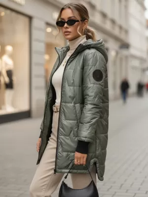 Damenjacke DSTREET TY5789 GRÜN