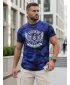Herren-T-Shirt DSTREET NX2004R-RB-M BLAU