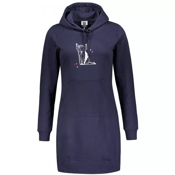  Erweitertes Damen-Sweatshirt ALTISPORT ALW091419 MARINEBLAU 