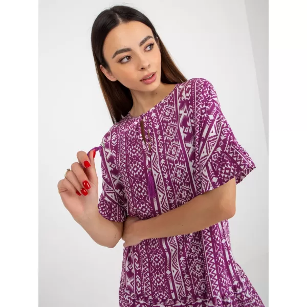 Kleid SUBLEVEL D73771M30306C VIOLETT 