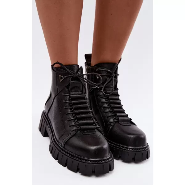  Damen-Stiefeletten D&A JC62-1044 SCHWARZ 