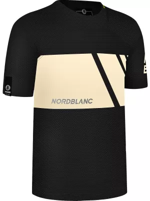 Funktionelles Radsport-T-Shirt für Herren NORDBLANC MUD NBSMF8083 SCHWARZ