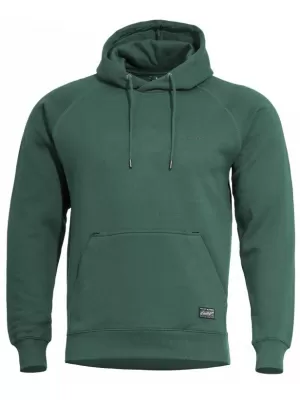 Herren-Sweatshirt PENTAGON PHAETON HOOD STATE OF MIND K09021-ST SPRINGBOCK GRÜN