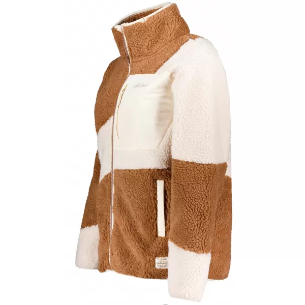  Fleece-Sweatshirt für Damen ALTISPORT IVONA BEIGE 