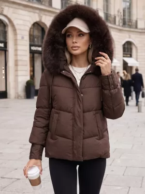 Damenjacke DSTREET TY5894 BRAUN