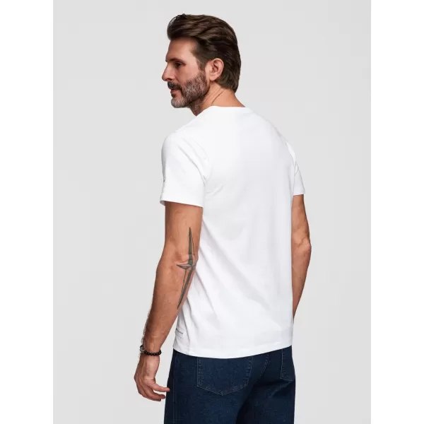  Herren-T-Shirt OMBRE OM-TSPT-0269 WEIß 