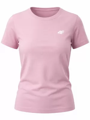 Damen-T-Shirt 4F WMM00TTSHF3306 HELLROSA