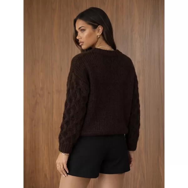  Damenpullover DSTREET MY2593 BRAUN 