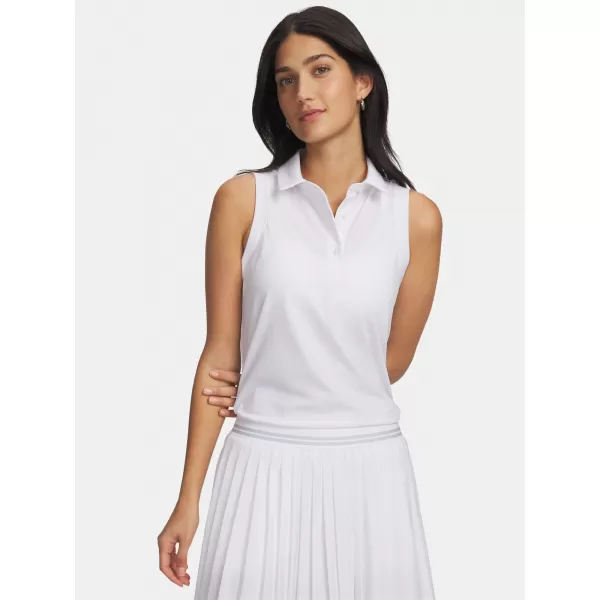  Damen-Tanktop UNDER ARMOUR UA ARMOURDRY SL POLO 6009804-100 WEIß 