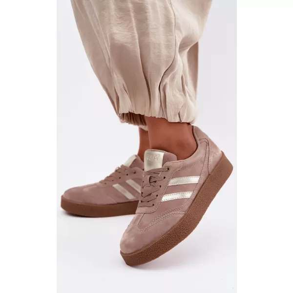  Damen-Sneaker D&A LR62-7107 BRAUN 