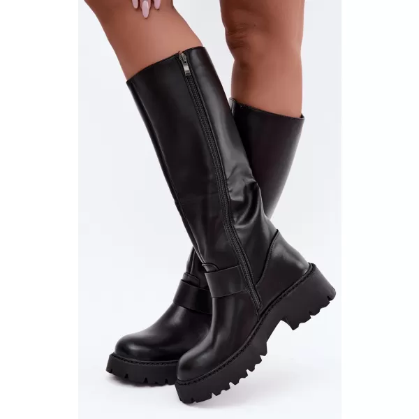 Damenstiefel BOTO C-387 SCHWARZ 