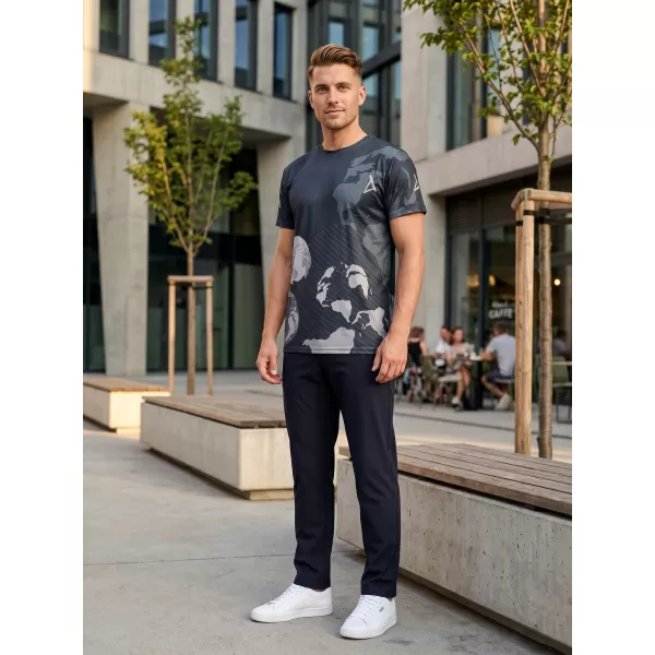  Herren Freizeithemd Premium ALTISPORT VOJ/ALM130TR06 SCHWARZ-GRAU 