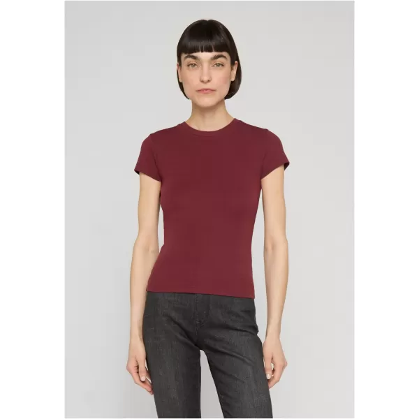  Damen-T-Shirt URBAN CLASSICS TB8569-22408 DUNKLES ZIEGELROT 