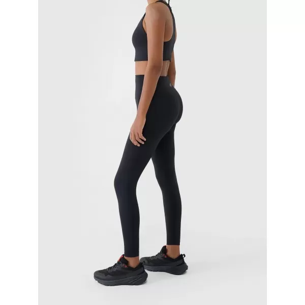  Leggings für Damen 4F WAW25TTIGF242 TIEFSCHWARZ 