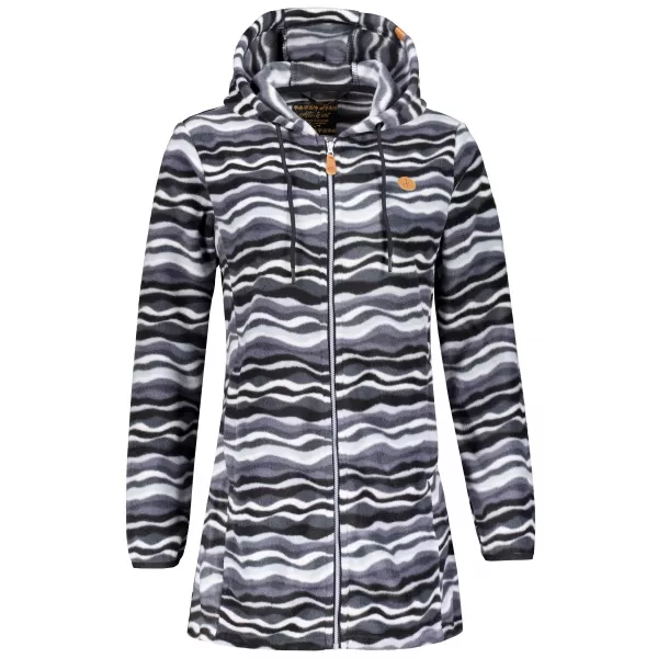  Fleece-Sweatshirt für Damen ALTISPORT ILANI SCHWARZ 