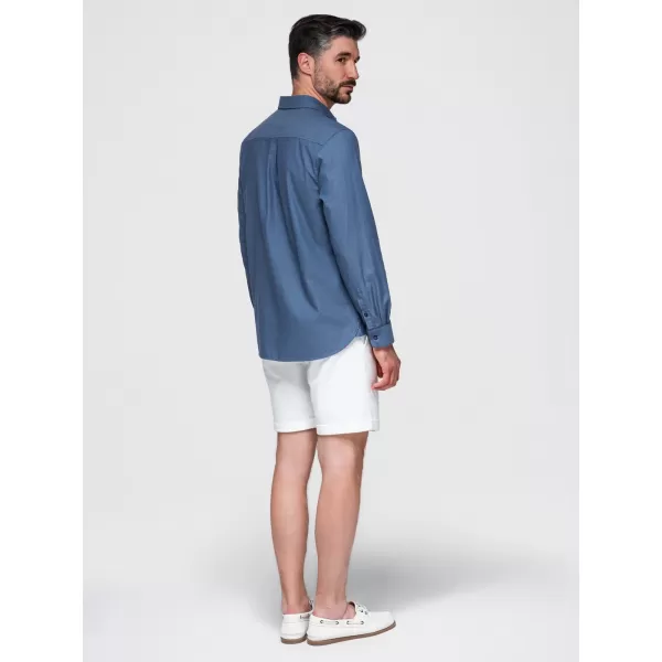 Herrenhemd OMBRE K695 DENIM 